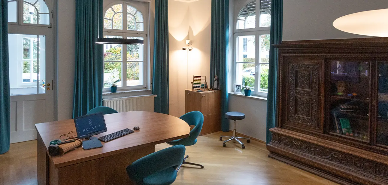 Einblick in die Räumlichkeiten von Hörstil.